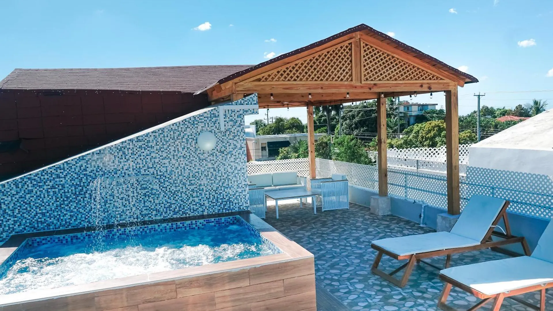 Rooftop With Pool, La Romana, Villa Dona Julia, At Paula Isabel